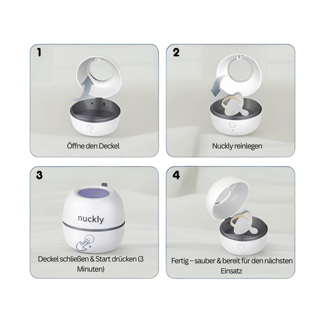 Nuckly Cleaning Set - UV Sterilizer with 5x Cleaning Brushes