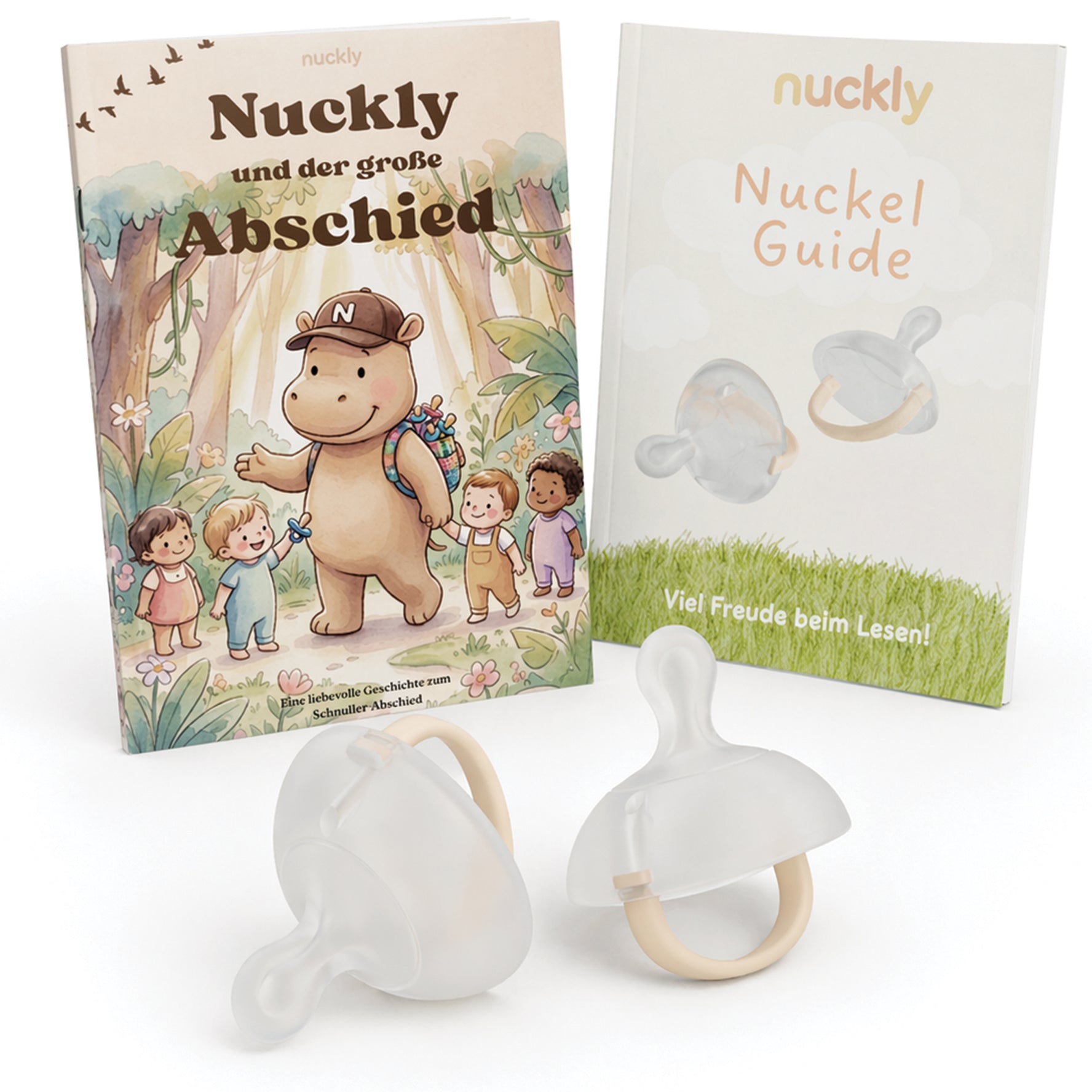 Nuckly Starter Set 2x Nuckly including guide & weaning book
